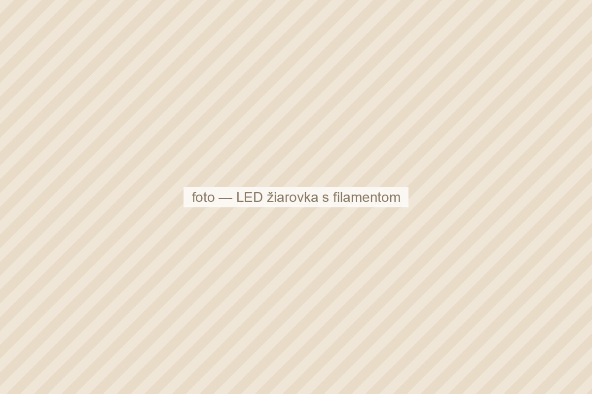 LED žiarovka s filamentom